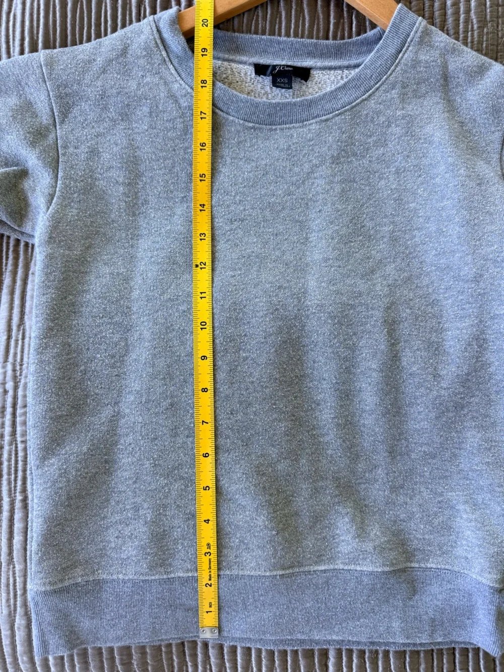 J. Crew Heather Gray Metallic Crewneck Sweatshirt